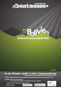 Flyer "Bolivien ‒ Gottvertrauen macht Mut"